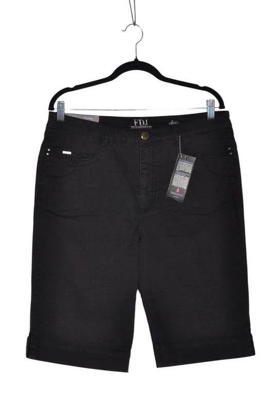 FDJ Women Classic Shorts Regular fit in Black - 14 - Velora
