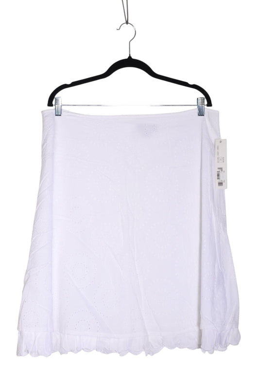 TRIBAL Women A-Line Skirts Regular fit in White - 14 - Velora