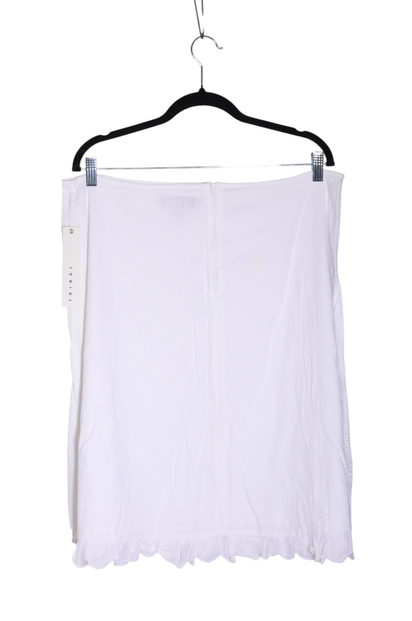 TRIBAL Women A-Line Skirts Regular fit in White - 14 - Velora