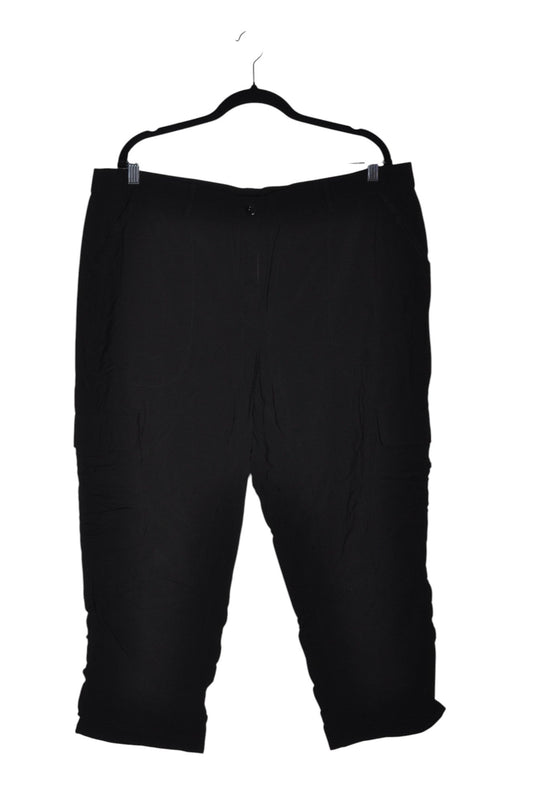 SPANNER Women Capri Pants Regular fit in Black - 18 - Velora