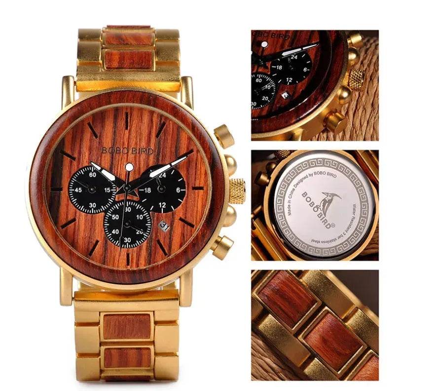 Luxury Wooden Watch - Velora