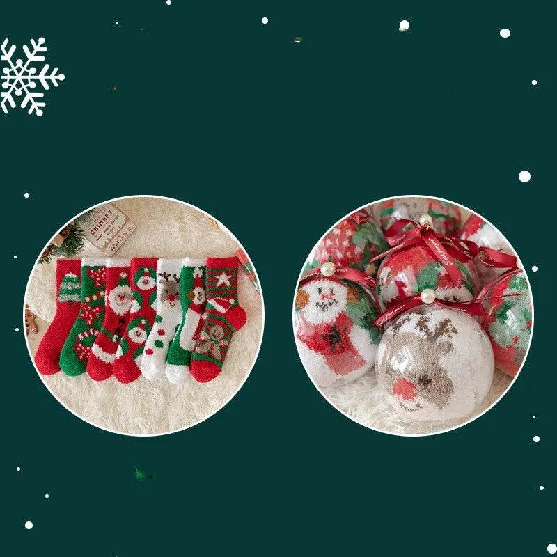 Christmas Stockings Children's Coral Fleece - Velora