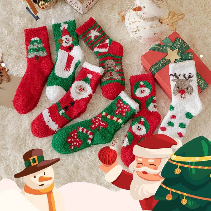Christmas Stockings Children's Coral Fleece - Velora