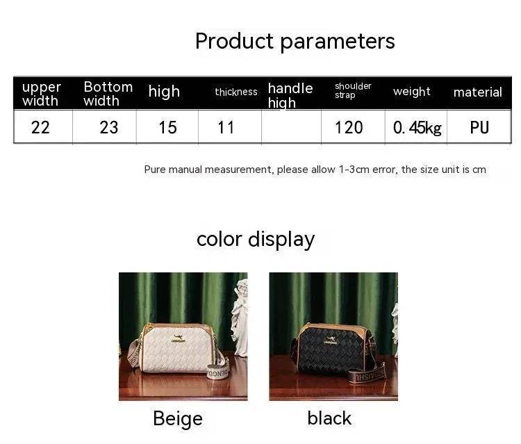 Women's Rhombus Leather Fashion Shoulder Messenger crossbody Bag - Velora