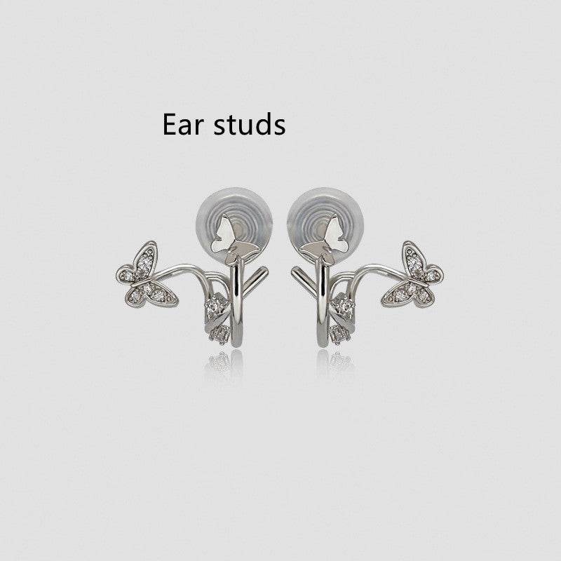 Female Cute Butterfly Earrings Jewelry - Velora