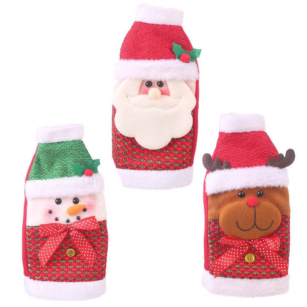 Christmas Decorations Christmas Wine Bottle Socks - Velora