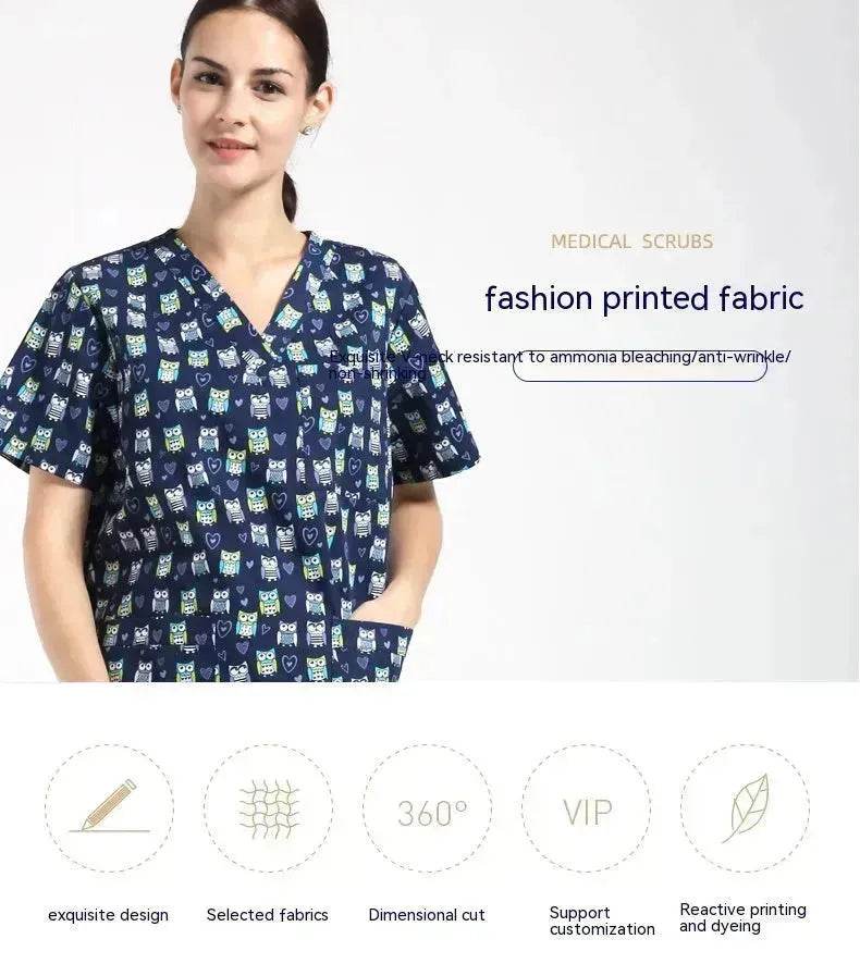 Surgical Gown Disposable Protective Pet Hospital Clothing Nurse Uniform Polyester Cotton - Velora