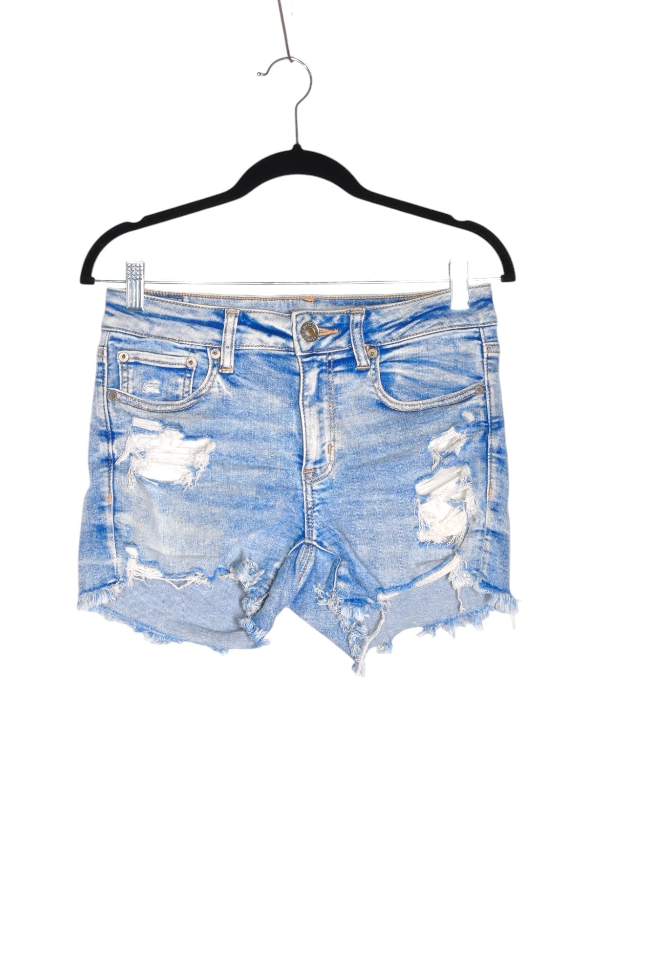 UNBRANDED Women Denim Shorts Regular fit in Blue - 6 - Velora