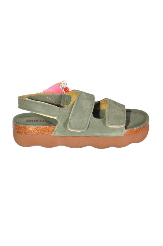 UNBRANDED Women Sandals Regular fit in Green - 8 - Velora