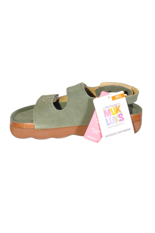UNBRANDED Women Sandals Regular fit in Green - 8 - Velora