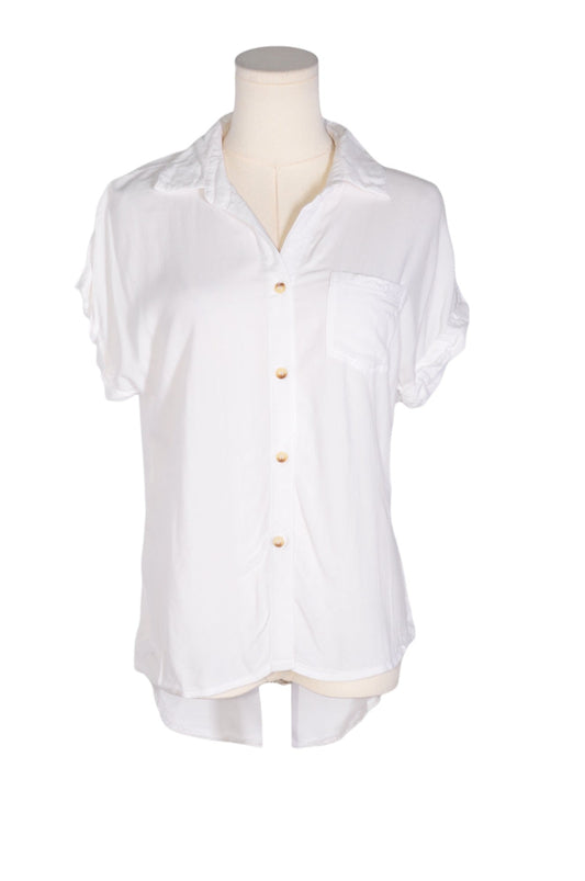 SIM & SAM Women Button Down Tops Regular fit in White - M - Velora