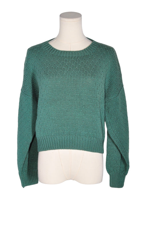 UNBRANDED Women Knit Tops Regular fit in Green - S - Velora