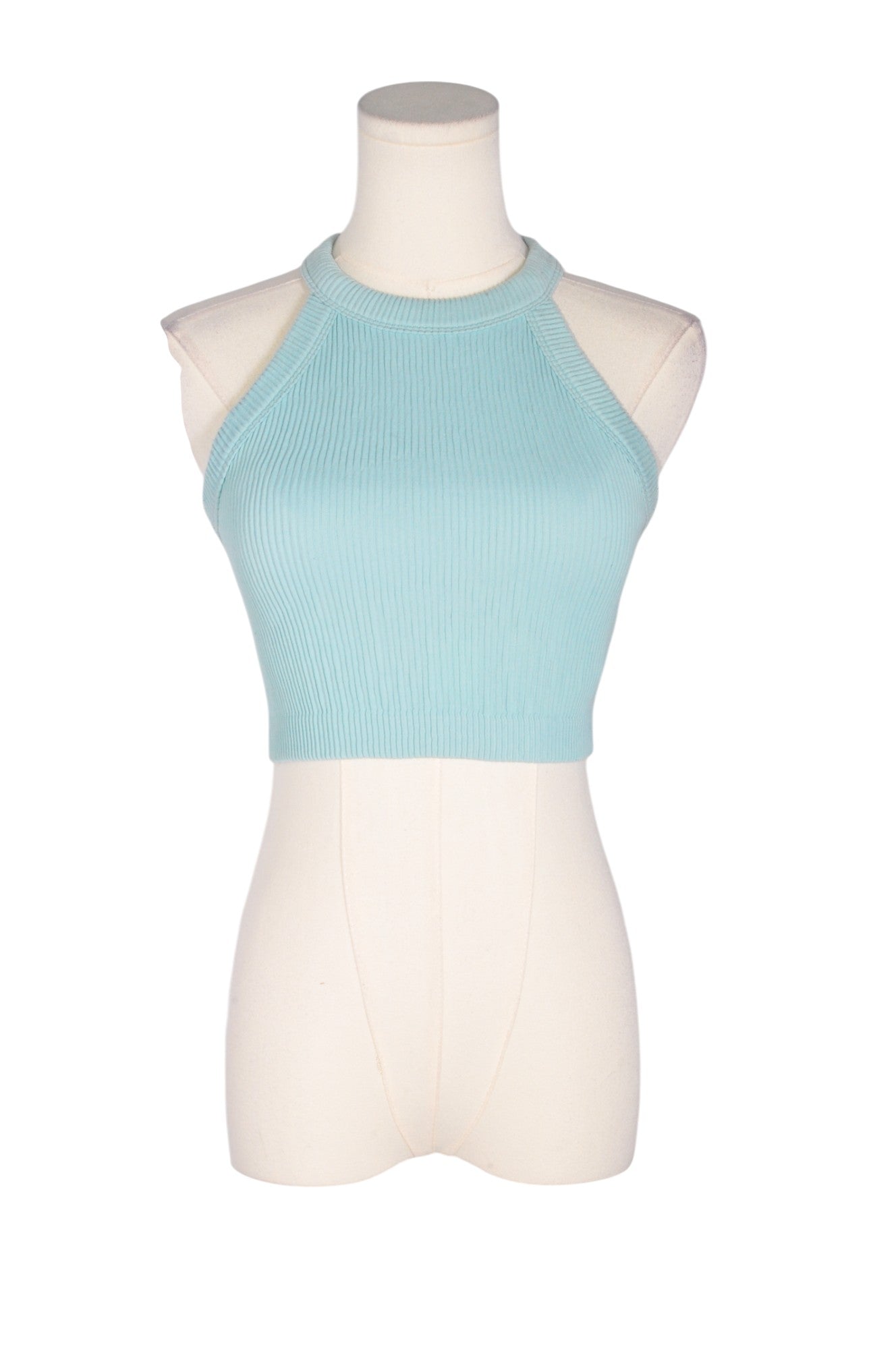 AERIE Women Crop Tops Regular fit in Blue - M - Velora