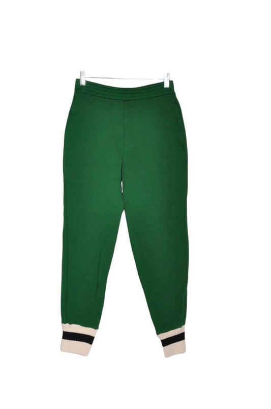 ZARA Women Work Pants Regular fit in Green - S - Velora