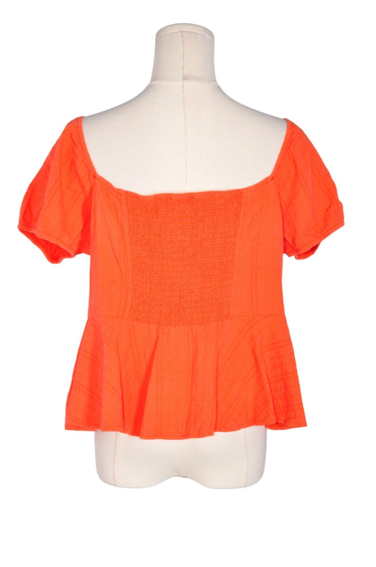 FOREVER 21 Women Blouses Regular fit in Orange - 1X - Velora