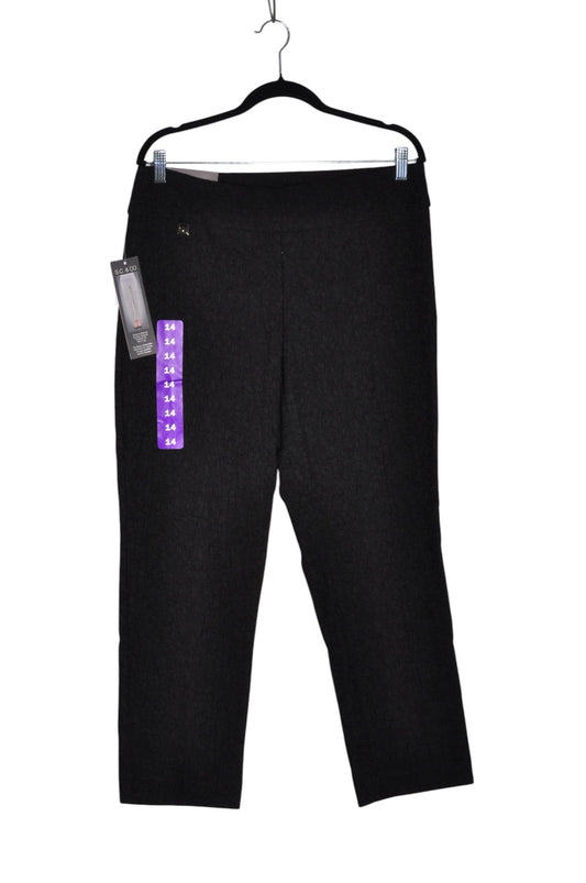 S.C. & CO. Women Capri Pants Regular fit in Black - 14 - Velora