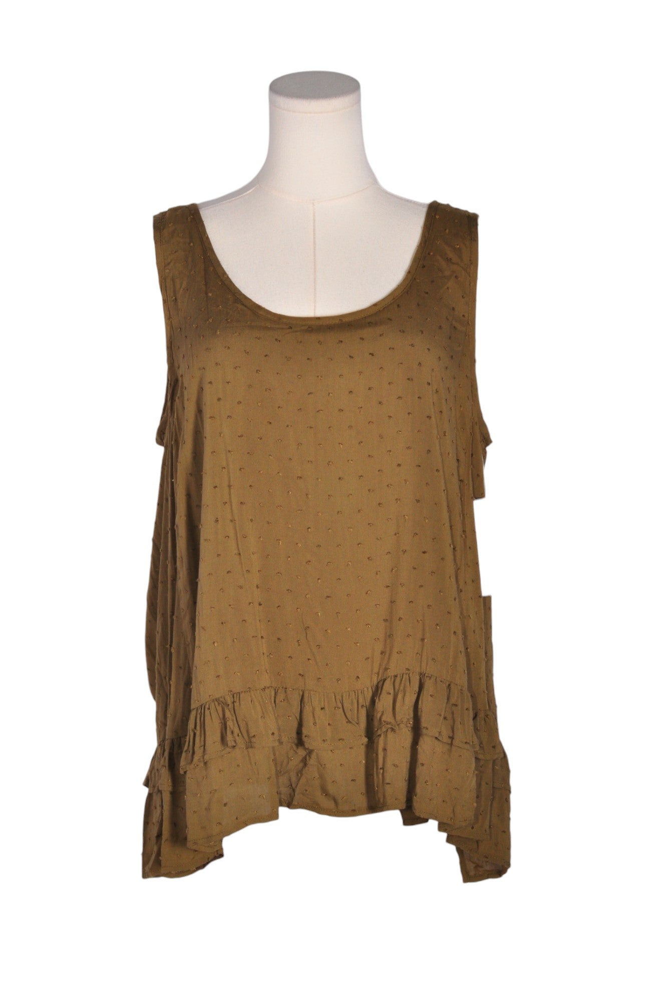 DEMOCRACY Women Tank Tops Regular fit in Green - L - Velora