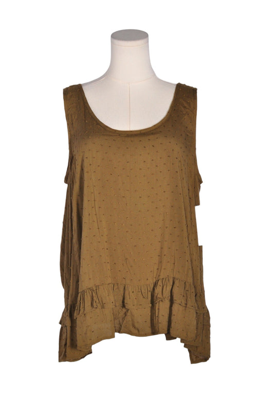 DEMOCRACY Women Tank Tops Regular fit in Green - L - Velora