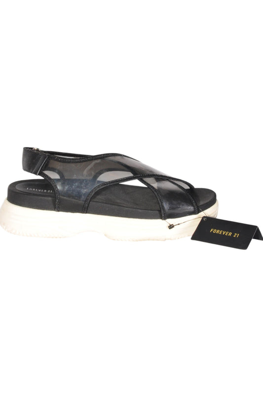 FOREVER 21 Women Sandals Regular fit in Black - 8 - Velora