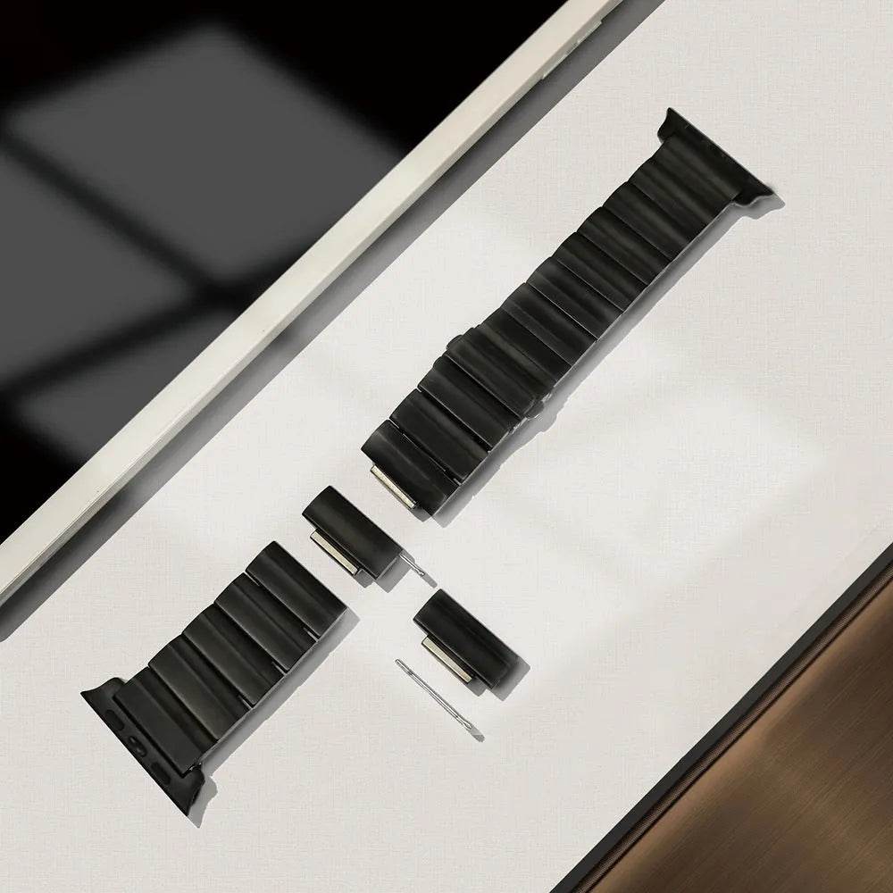 Large Particle Titanium Alloy Watch Strap - Velora