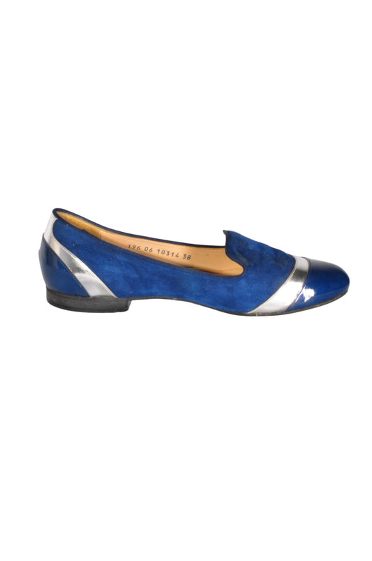 RON WHITE Women Flat Shoes Regular fit in Blue - 38 - Velora