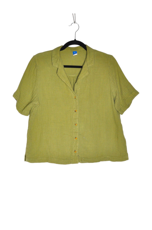 OLD NAVY Women Button Down Tops Regular fit in Green - S Koop