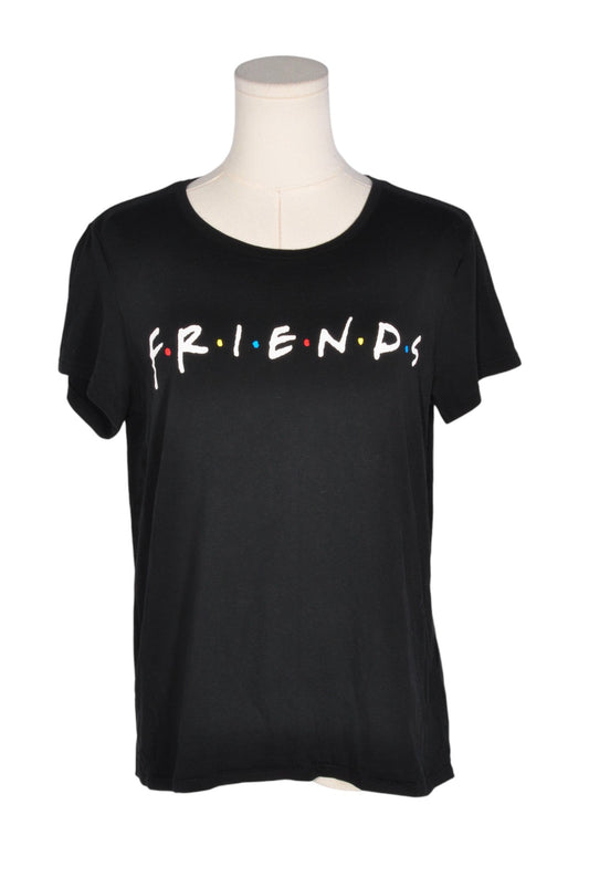 H&M Women T-Shirts Regular fit in Black - M - Velora