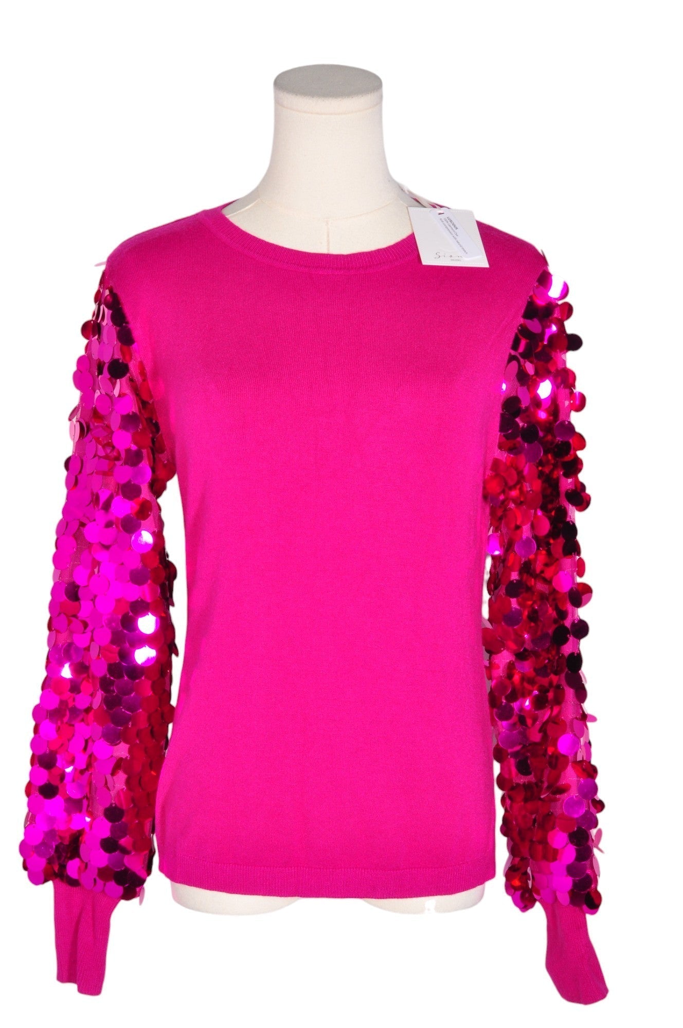 SIANI MILANO Women Knit Tops Regular fit in Pink - S - Velora