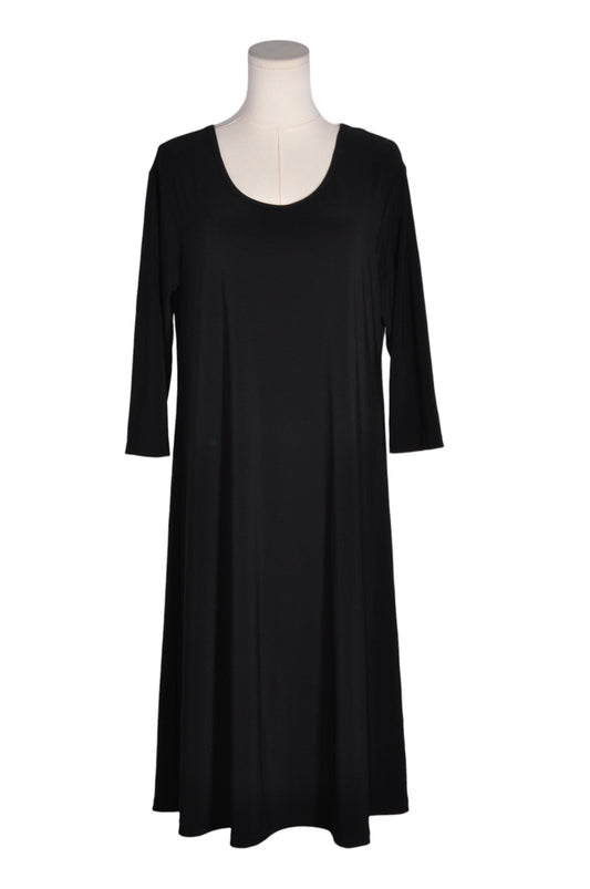 SYMPLI Women A-Line Dresses Regular fit in Black - 10 - Velora
