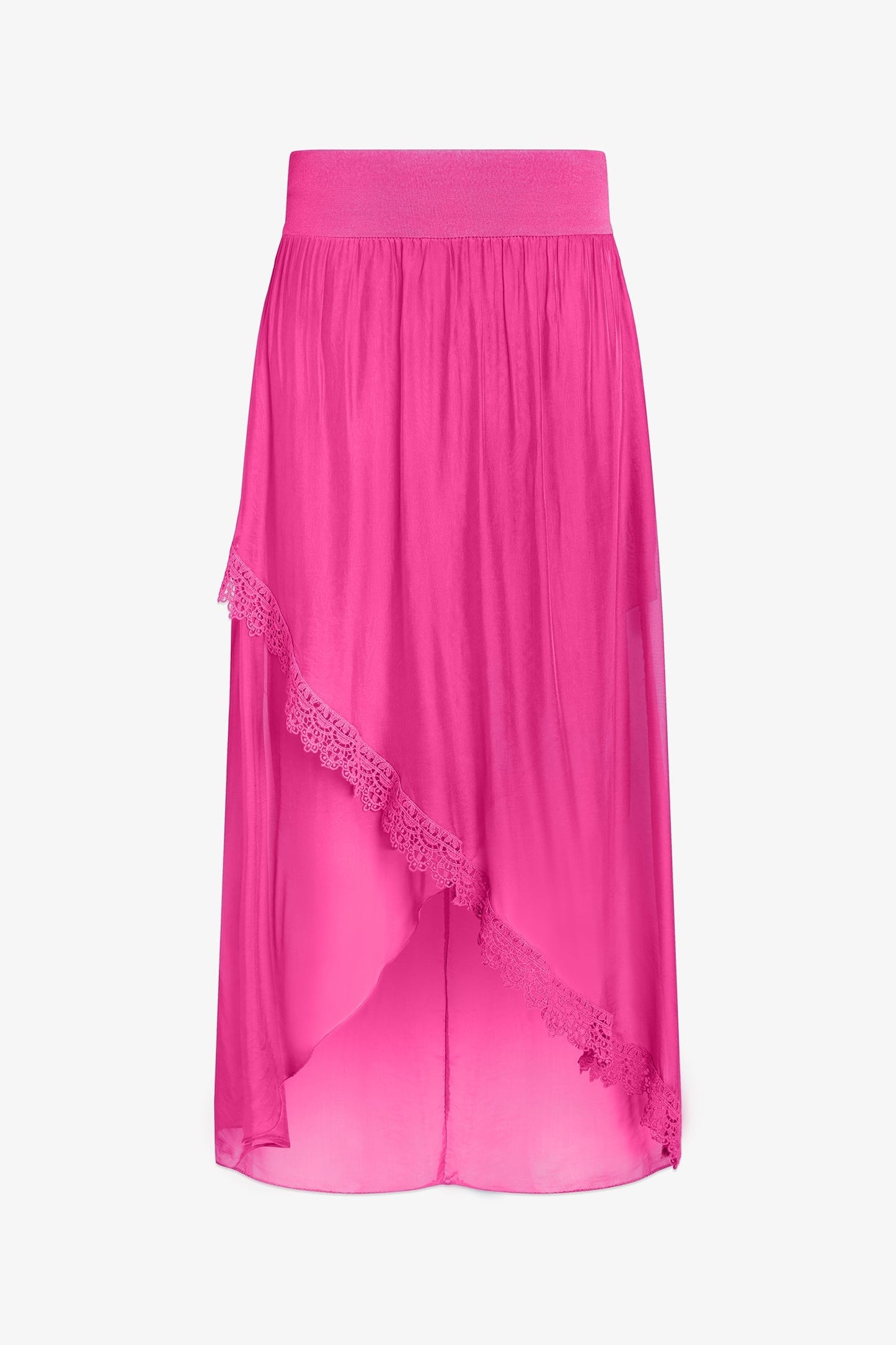 Women's Knit/Woven Combo Skirt