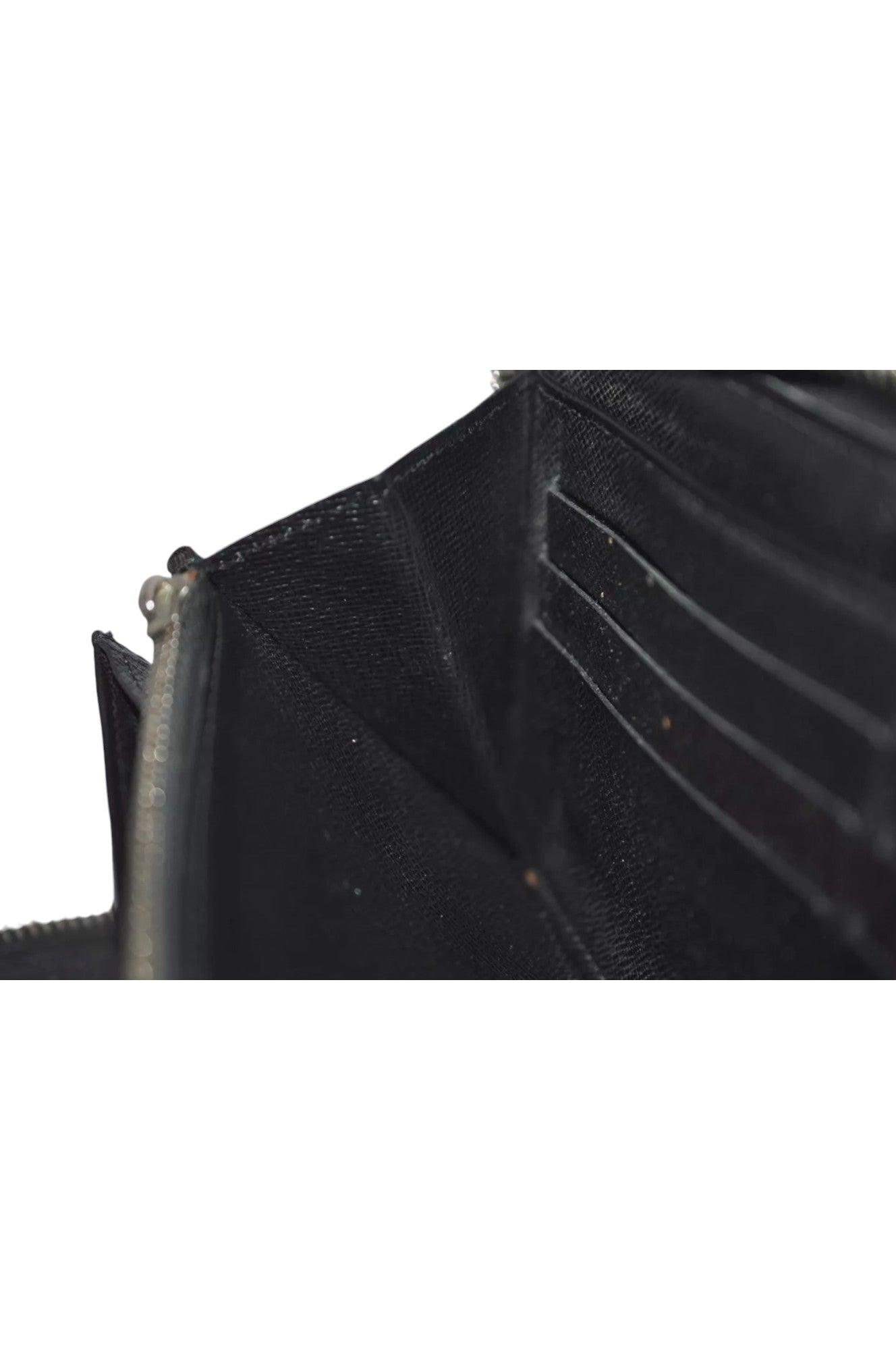 Louis Vuitton Damier Graphite Zippy Organizer Wallet N63077 LV 8122K - Velora