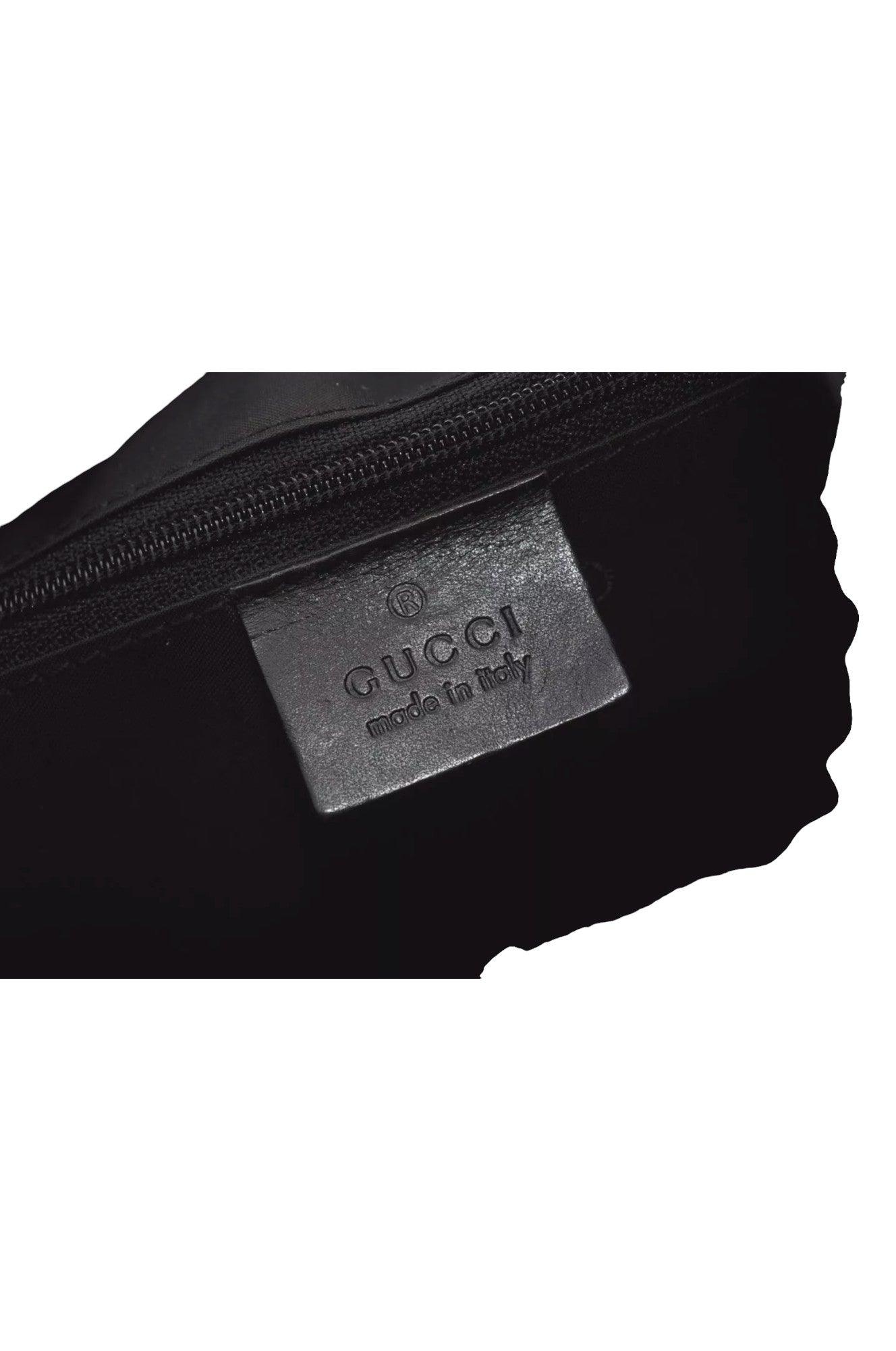 GUCCI Shoulder Hand Bag Purse Enamel Leather 0013766 Black 7891K - Velora