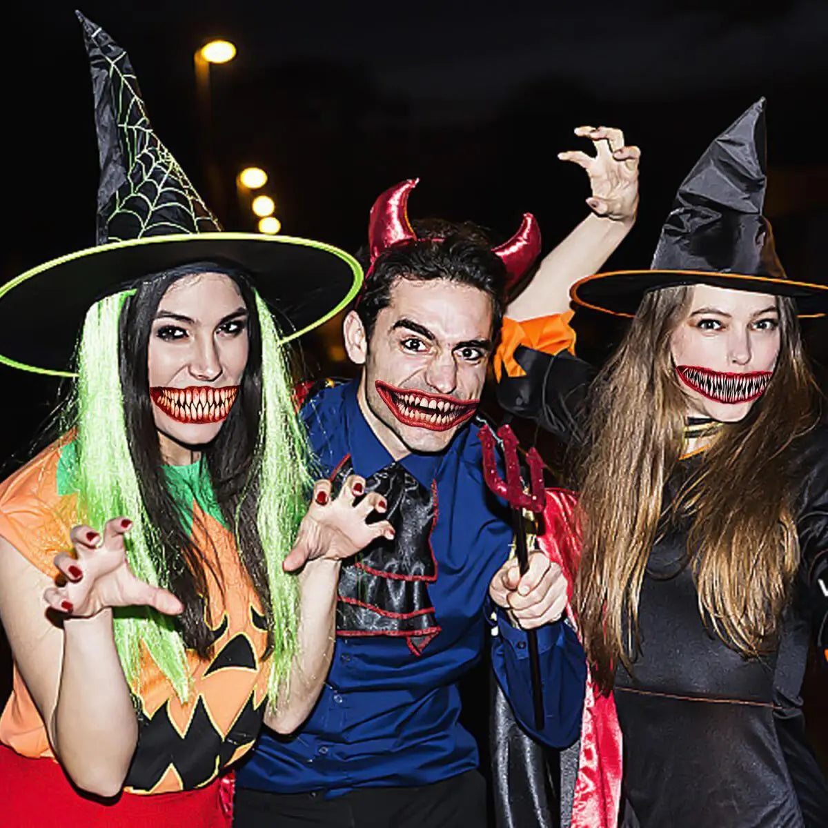 18 Pieces Of Scary And Realistic Design Halloween Temporary Tattoo Stickers EX-STOCK Canada