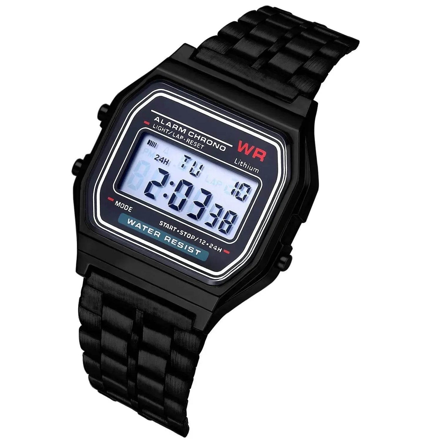 WR F91W Stainless Steel chain Electronic Watch - Velora