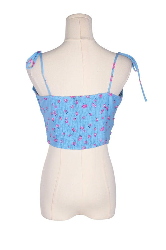 FOREVER 21 Women Crop Tops Regular fit in Blue - M - Velora