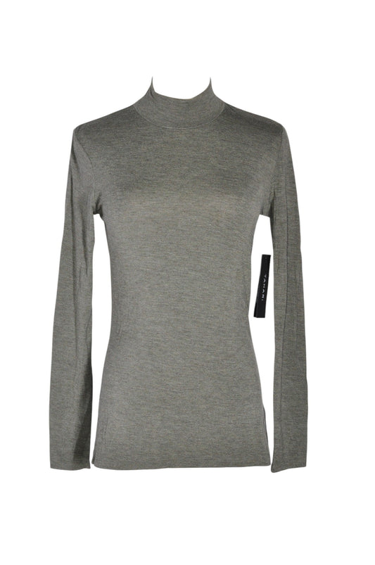 TAHARI Women Turtleneck Tops Regular fit in Gray - XS - Velora