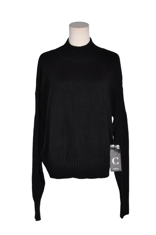 CYRUS Women Knit Tops Regular fit in Black - L - Velora