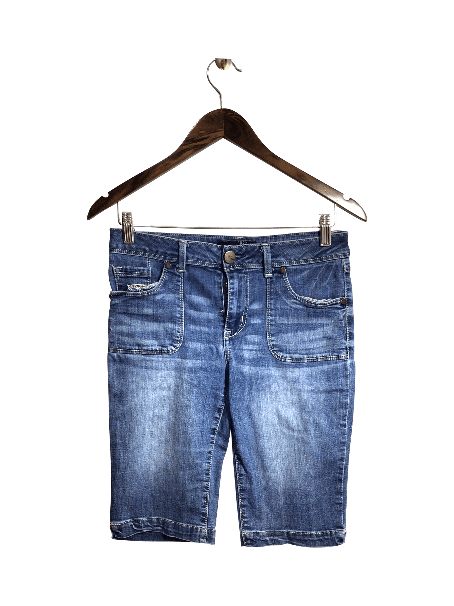 1822 DENIM Women Denim Shorts Regular fit in Blue - 6 - Velora Luxury Fashion