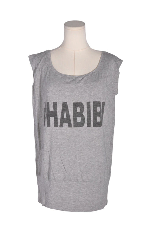 UNBRANDED Women Tank Tops Regular fit in Gray - L - Velora