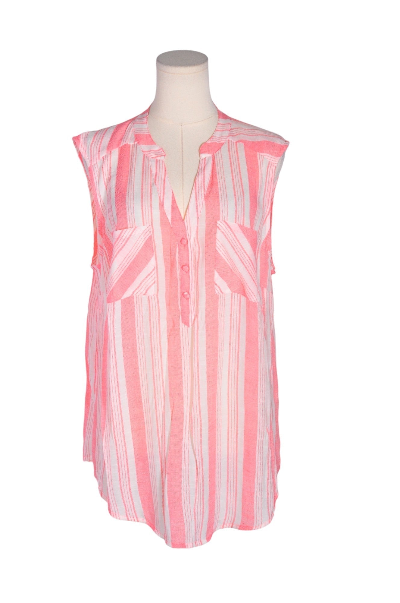 TORRID Women Button Down Tops Regular fit in Pink - 1X - Velora