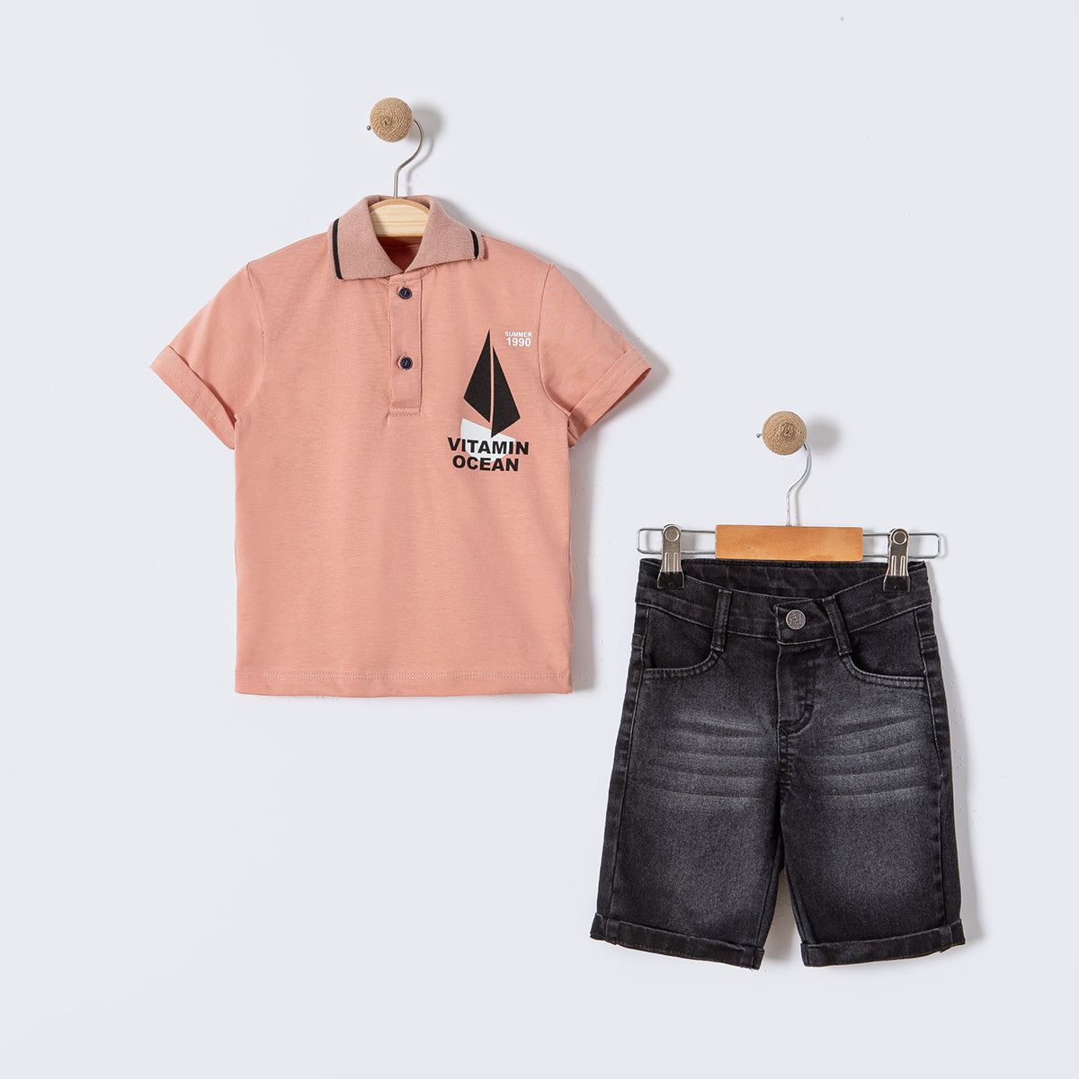 Baby Sailor Denim Set