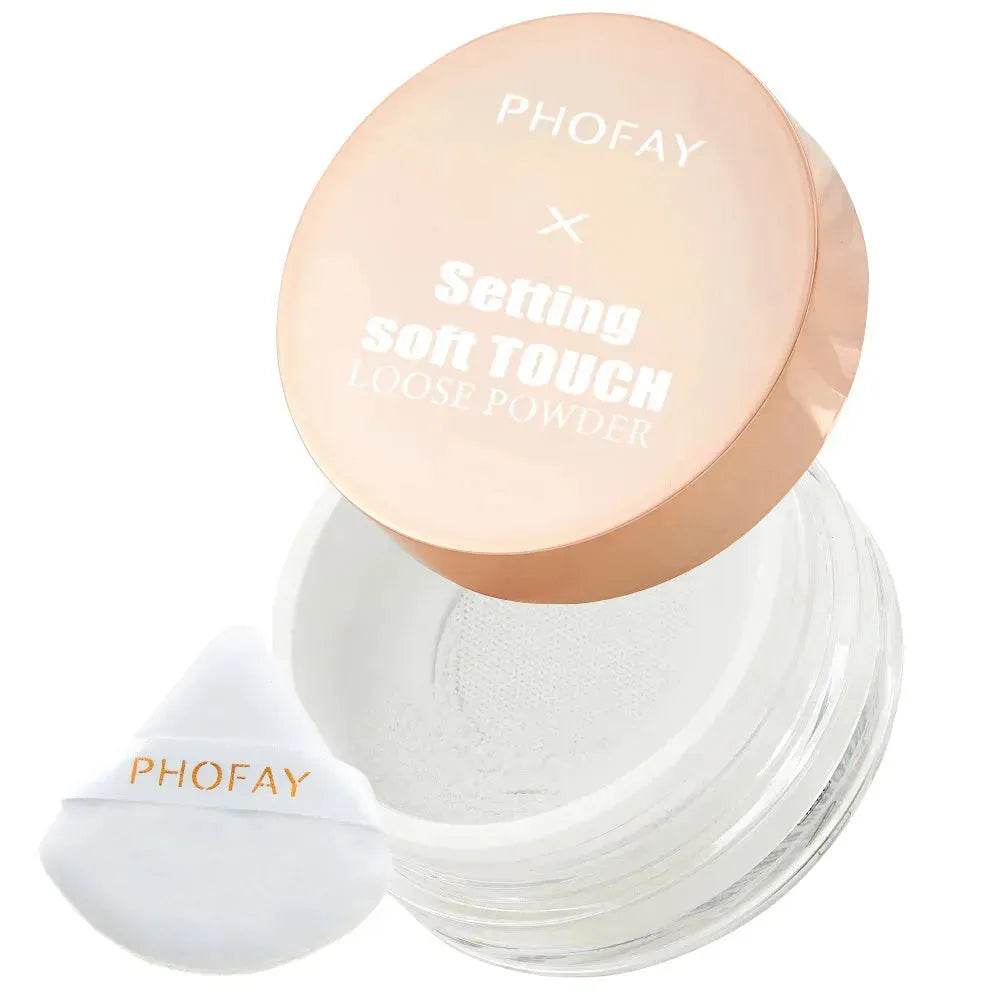 PHOFAY Soft Touch Loose Setting Powder Smooth Long Lasting Makeup - Velora