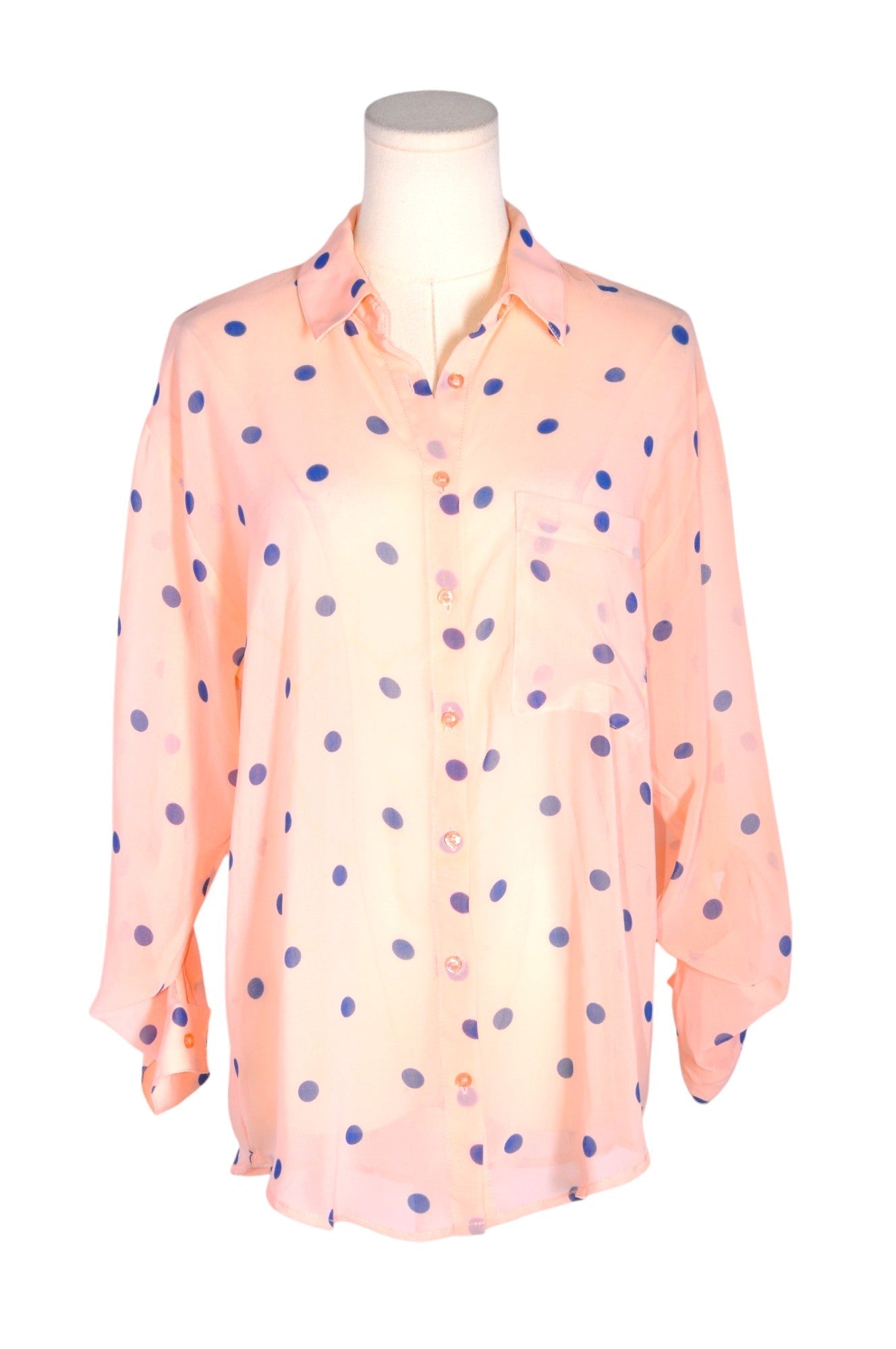 GARAGE Women Button Down Tops Regular fit in Pink - M - Velora