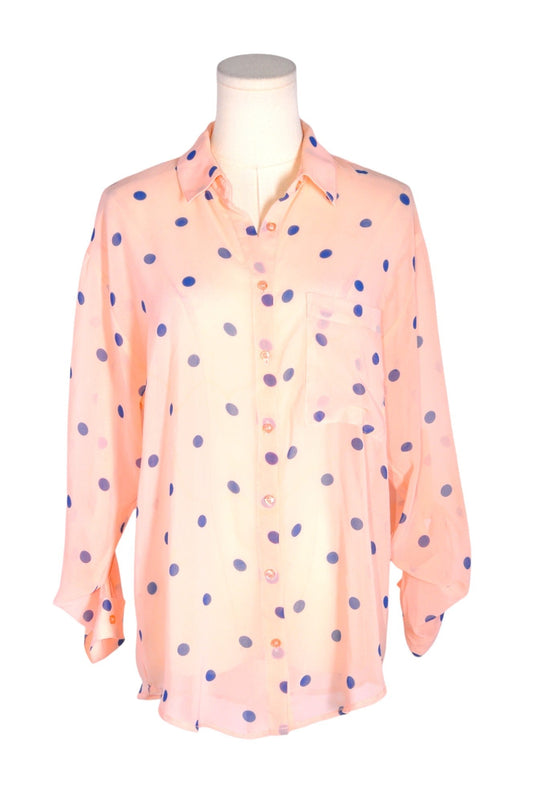 GARAGE Women Button Down Tops Regular fit in Pink - M - Velora