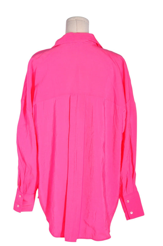 ONLY Women Button Down Tops Regular fit in Pink - L - Velora