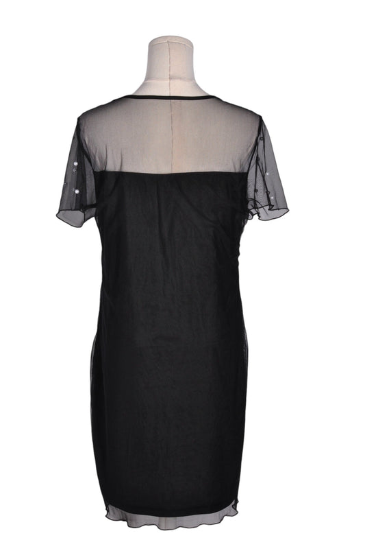 SHEIN Women Shift Dresses Regular fit in Black - L - Velora