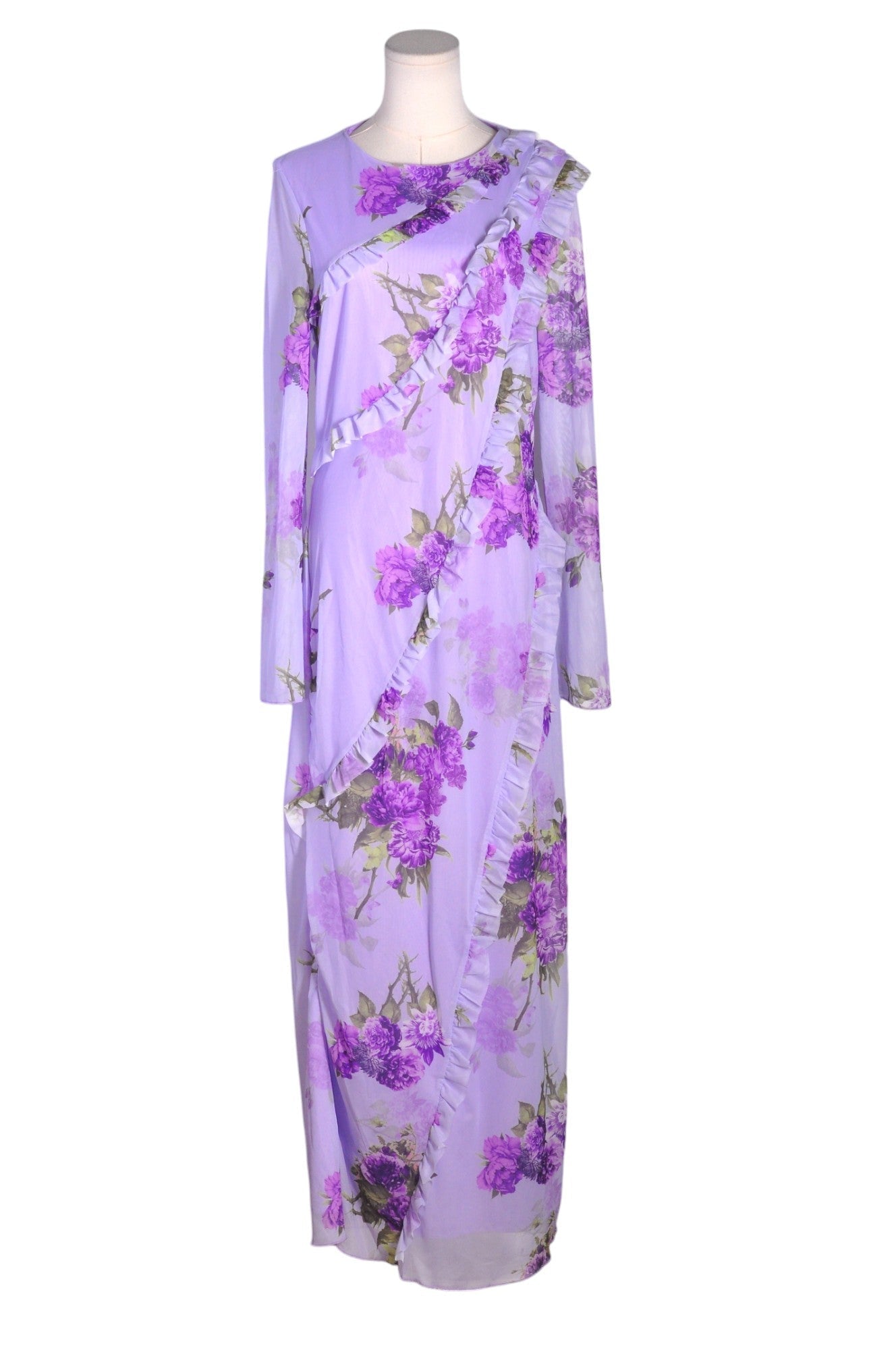 SHEIN Women Maxi Dresses Regular fit in Purple - XL - Velora
