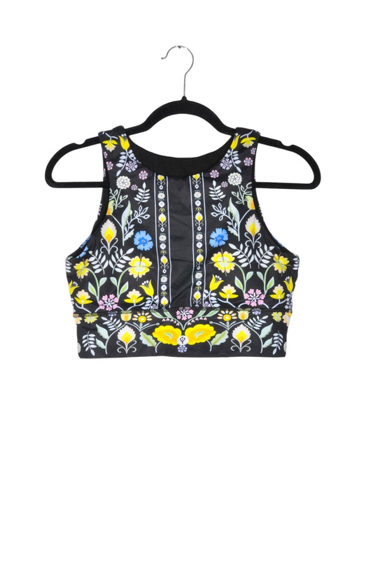 SHEIN Women Crop Tops Regular fit in Black - L - Velora