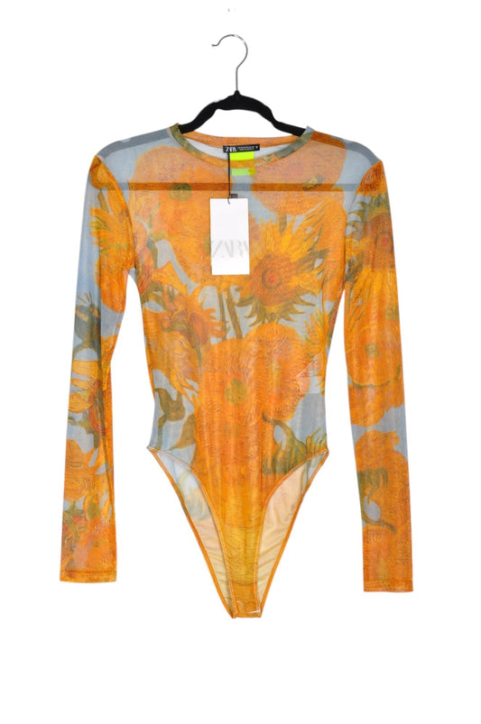 ZARA Women Bodysuits Regular fit in Orange - M - Velora