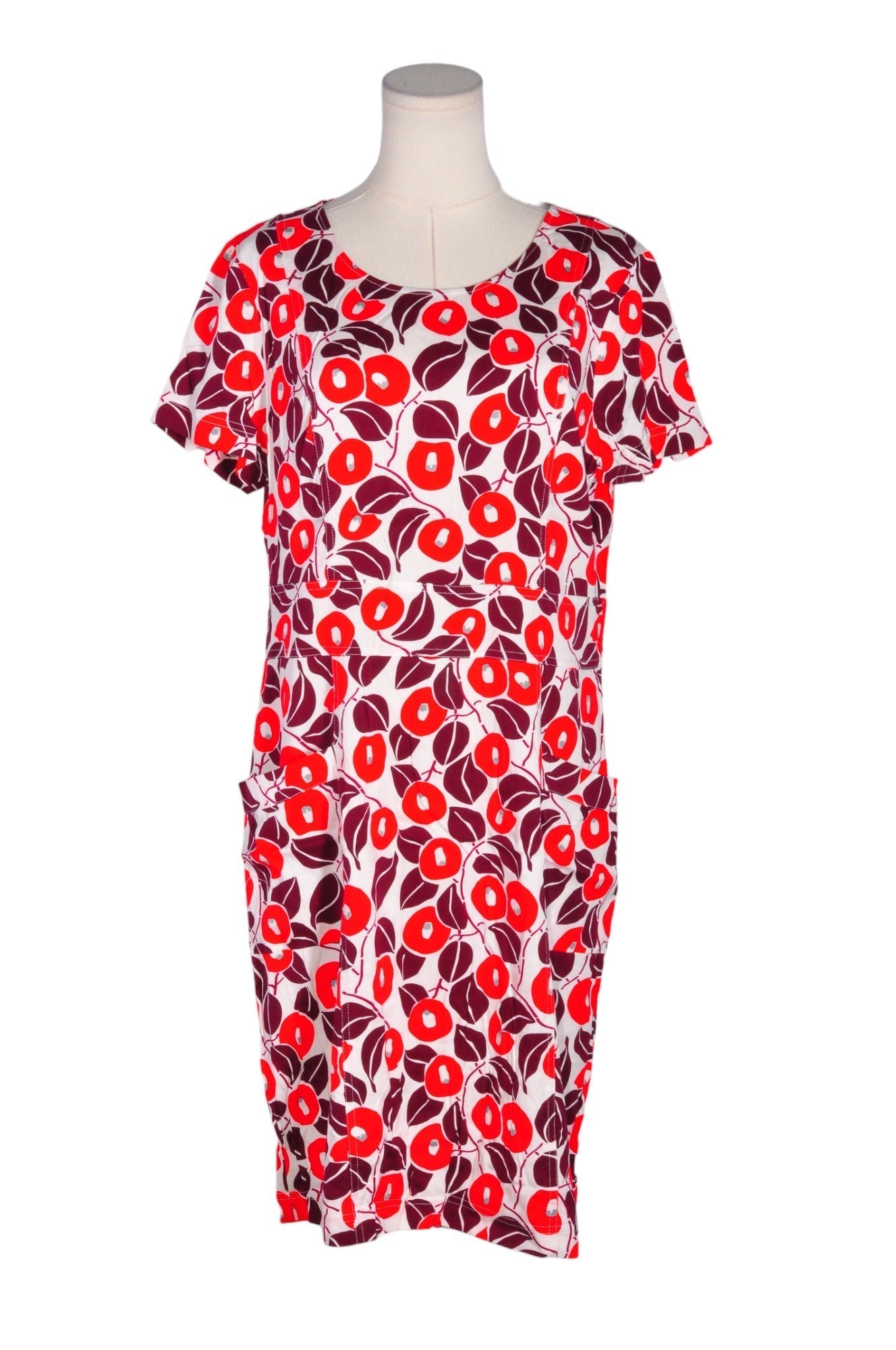 ZILCH Women Drop Waist Dresses Regular fit in Red - XL - Velora